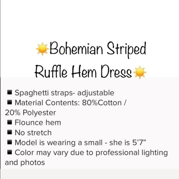 Boho Blue Striped Ruffle Hem Dress, XS 00/0/2 - Picture 8 of 10